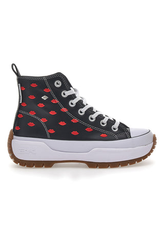 Superge Platform British Knights Kaya Mid Fly Črne