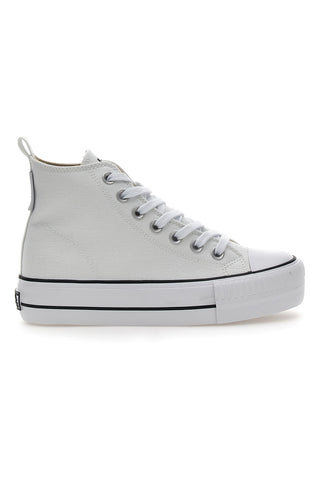Sneakers Mid-Cut British Knights Kaya Platform Bele