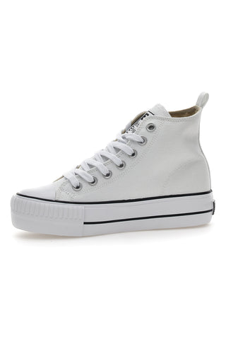 Sneakers Mid-Cut British Knights Kaya Platform Bele