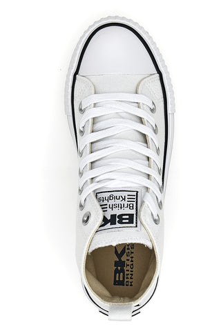 Sneakers Mid-Cut British Knights Kaya Platform Bele
