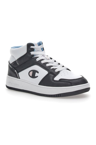 Sneakers Mid Cut Champion Rebound 2.0 Mid belo-črni