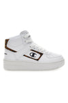 Superge Mid-Cut Champion Foul Play Plat Mid Animalier Bele