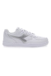 Bele superge s srebrnim okrasom Diadora Raptor Low Moon WN
