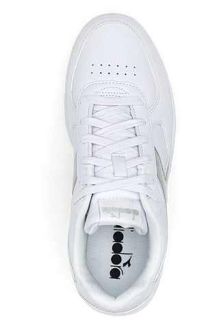 Bele superge s srebrnim okrasom Diadora Raptor Low Moon WN