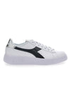 Bele superge z črnim okrasom Diadora Step P Teamtime