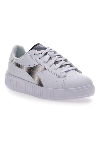 Bele superge s platformo Diadora Game Step Glow Gs
