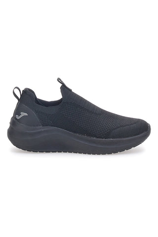 Črni dihalni slip-on superge z memory peno Joma Laceless Lady 2401