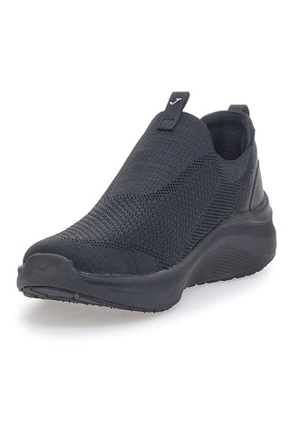 Črni dihalni slip-on superge z memory peno Joma Laceless Lady 2401