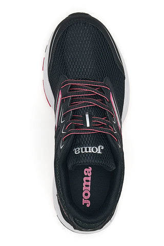 Črni pohodniški čevlji z kontrastnim logotipom Joma Lady 2401