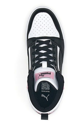 Superge z belimi in črnimi vezalkami Puma Rebound V6