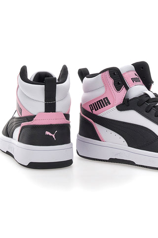 Superge z belimi in črnimi vezalkami Puma Rebound V6