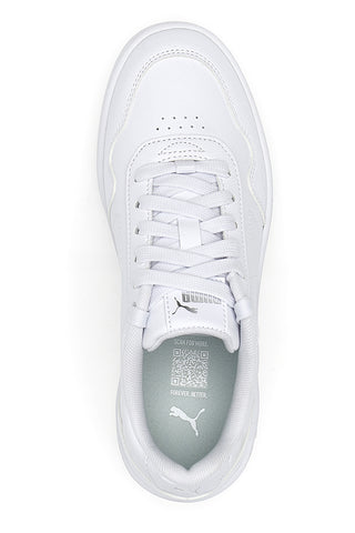 Bele superge z vezalkami Puma Court Classy
