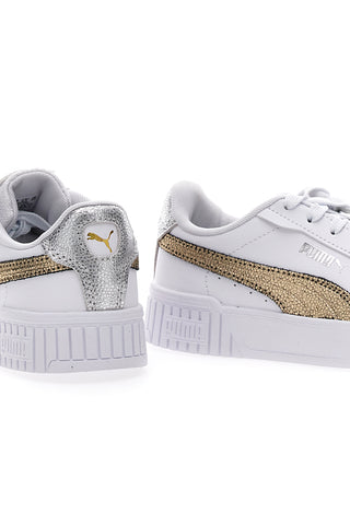 Bele superge Casula z vezalkami Puma Carina 2.0 Mettalic Shine