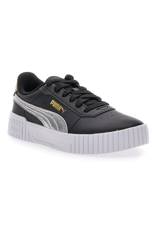 Črni športni copati Casula z vezalkami Puma Carina 2.0 Mettalic Shine