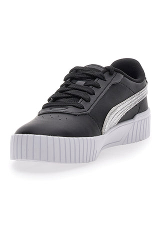 Črni športni copati Casula z vezalkami Puma Carina 2.0 Mettalic Shine