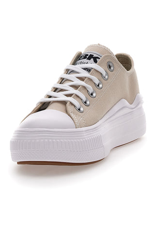 Bež platforme iz platna British Knight Kaya Flow Low