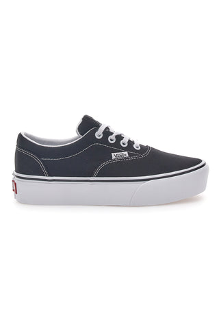 Črni in beli superge s platformo Vans Doheny Platfor
