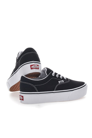 Črni in beli superge s platformo Vans Doheny Platfor