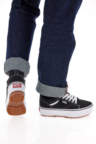 Črni platneni supergi Vans Seldan Platform ST