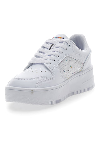 Bele superge z vezalkami Champion Rebound Platform Abstract Low