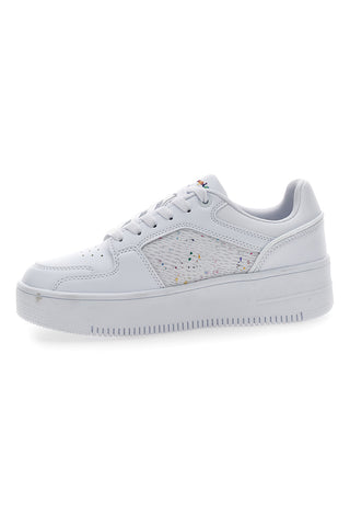 Bele superge z vezalkami Champion Rebound Platform Abstract Low