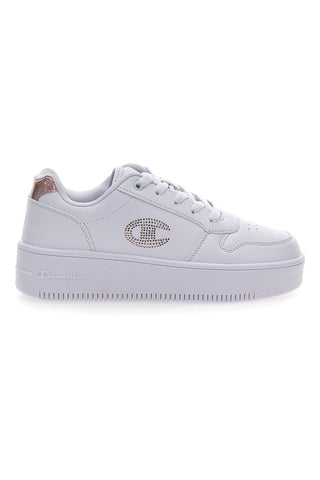 Bele superge Champion Rebound Platform Glitter