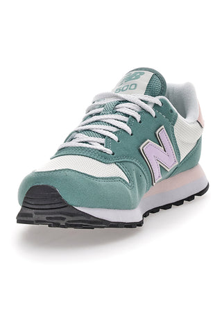 Zelene in roza ženske superge New Balance 500