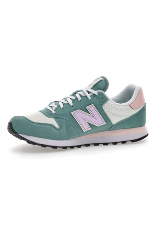 Zelene in roza ženske superge New Balance 500