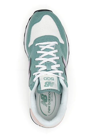 Zelene in roza ženske superge New Balance 500