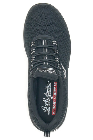Črni športni copati z Memory Comfort Australian AUX2W505