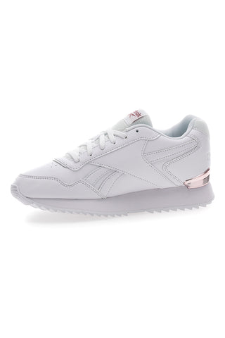 Bele ženske superge z vezalkami Reebok Glide Ripple Clip