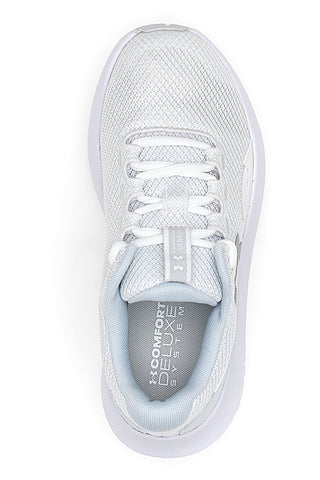Bele ženske tekaške čevlje Under Armour Charged Surge 4