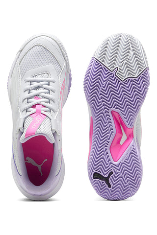 Beli in lila čevlji za padel Puma Nova Court Wn'S