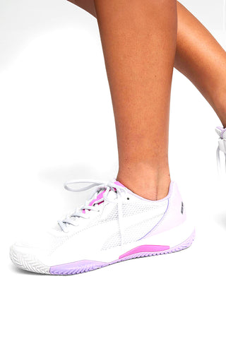 Beli in lila čevlji za padel Puma Nova Court Wn'S