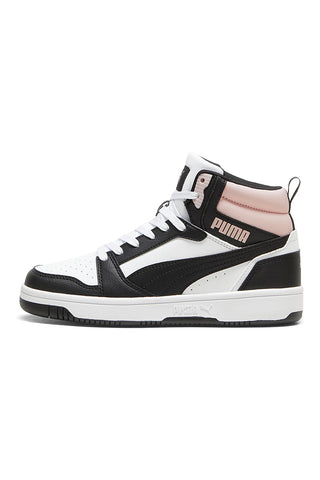 Visoke bele in črne superge PUMA REBOUND V6