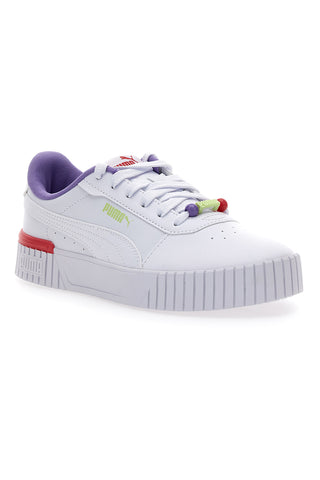Bele superge z biseri Puma Carina 2.0 Pearls Jr