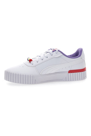 Bele superge z biseri Puma Carina 2.0 Pearls Jr
