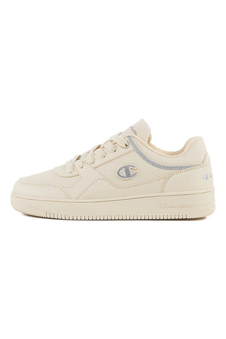 Sneakers Panna s srebrnimi detajli CHAMPION RD18 LOW