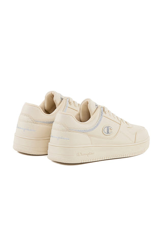 Sneakers Panna s srebrnimi detajli CHAMPION RD18 LOW