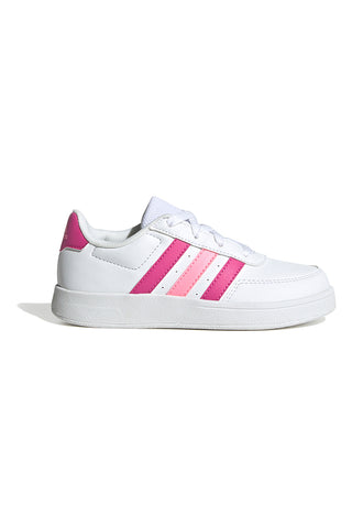 Bele in roza superge z vezalkami ADIDAS Breaknet 2.0 K