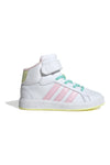 BELE MID-CUT SNEAKERS Z BARVNIMI DETAJLI ADIDAS GRAND COURT MID K