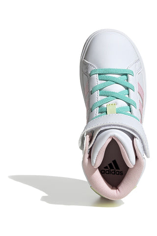 BELE MID-CUT SNEAKERS Z BARVNIMI DETAJLI ADIDAS GRAND COURT MID K
