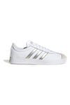 Bele superge s srebrnimi trakovi Adidas VL Court Base