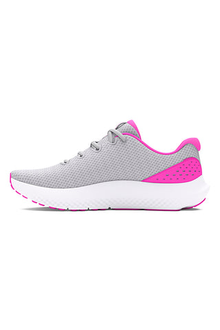 Sivi in fuksijevi tekaški copati Under Armour W CHARGED SURGE 4