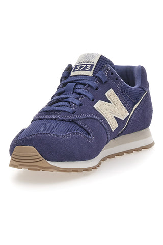 Modri športni copati z usnjenim zgornjim delom New Balance 373