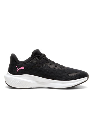 Črni tekaški čevlji z roza detajli Puma Skyrocket Lite