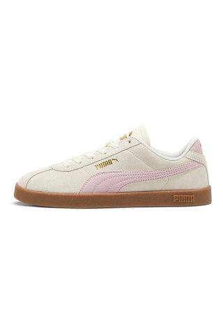 Bele in roza superge z usnjenim zgornjim delom Puma Club II
