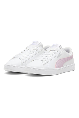 Bele superge z roza trakom Puma Rickie Classic JR