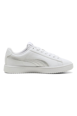 Bele superge s srebrnim logotipom PUMA RICKIE CLASSIC JR