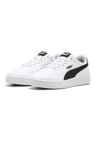 Bele superge s črnimi trakovi PUMA COURT LALLY JR